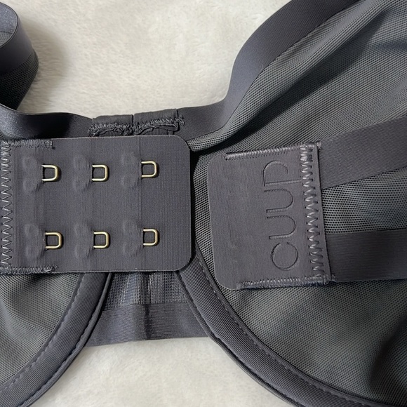 CUUP Balconette Bra — Slate Gray Mesh — 32F (3D) — NWOT - Picture 6 of 12